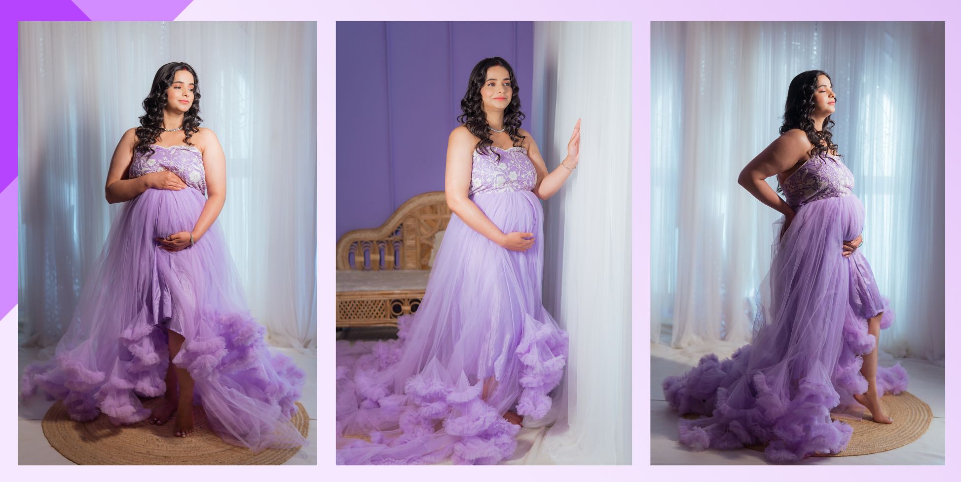 Affordable Maternity Gowns on Rent for Photoshoots in Lucknow