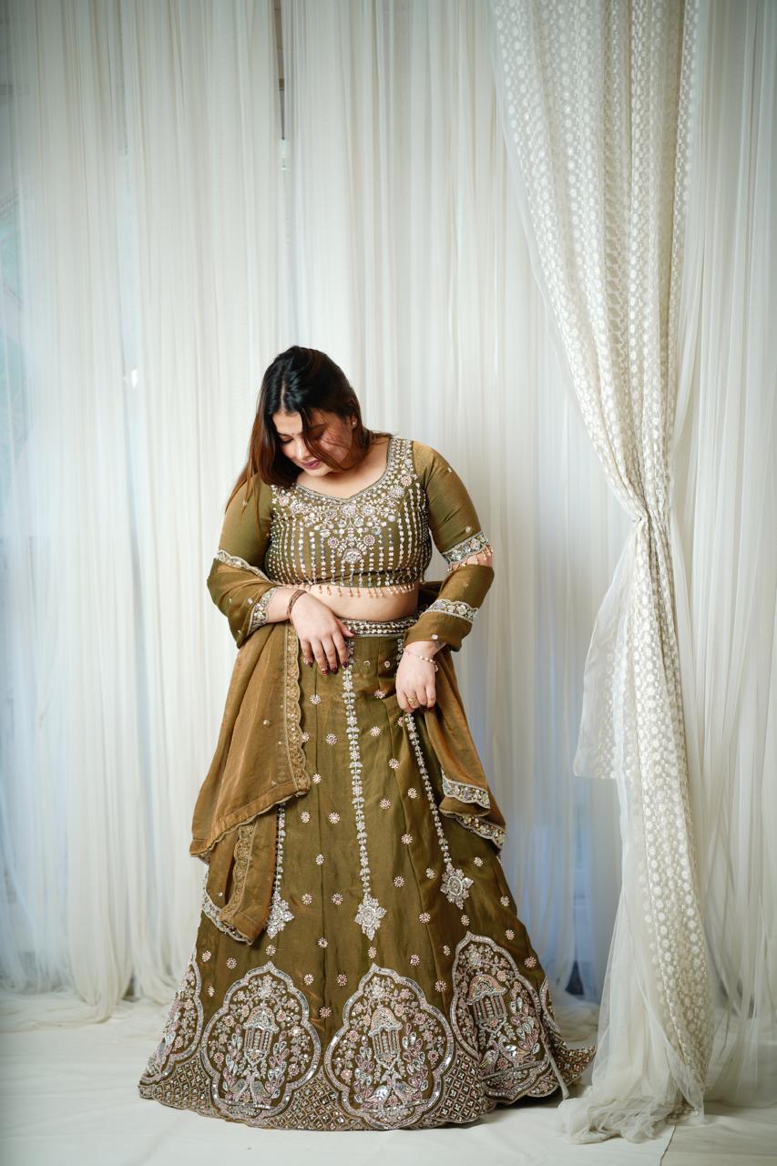 Celebrate Happiness – Partywear Lehenga on Rent