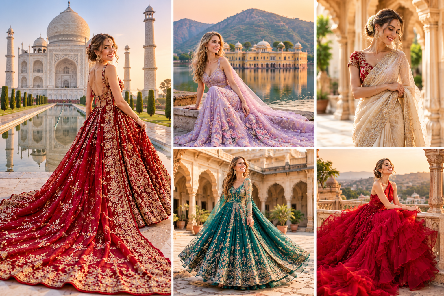 best premium lehngas dresses in India , lehngas for foreigners , india dresses for vistors , foreigners wear in india , uk us foreign dresses ethnic for rentbox premium rentals india 9115361277